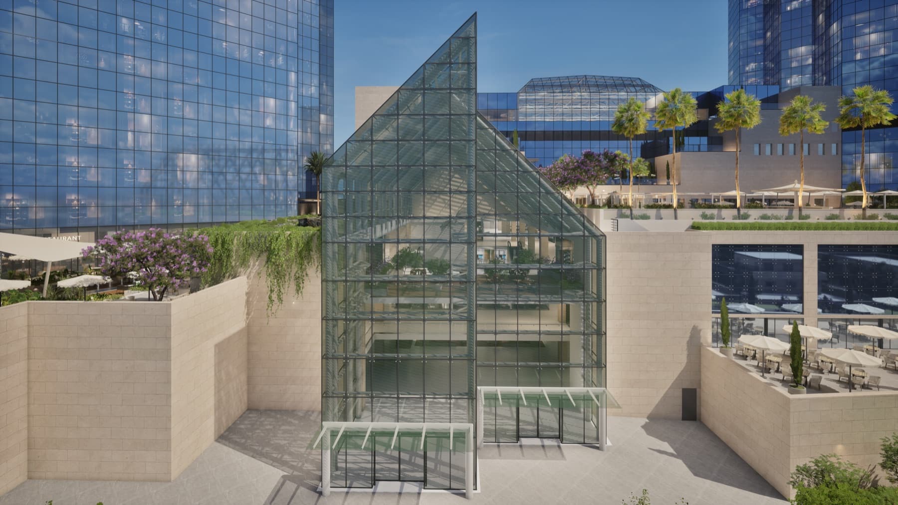 Curated retail space at Tria Mall