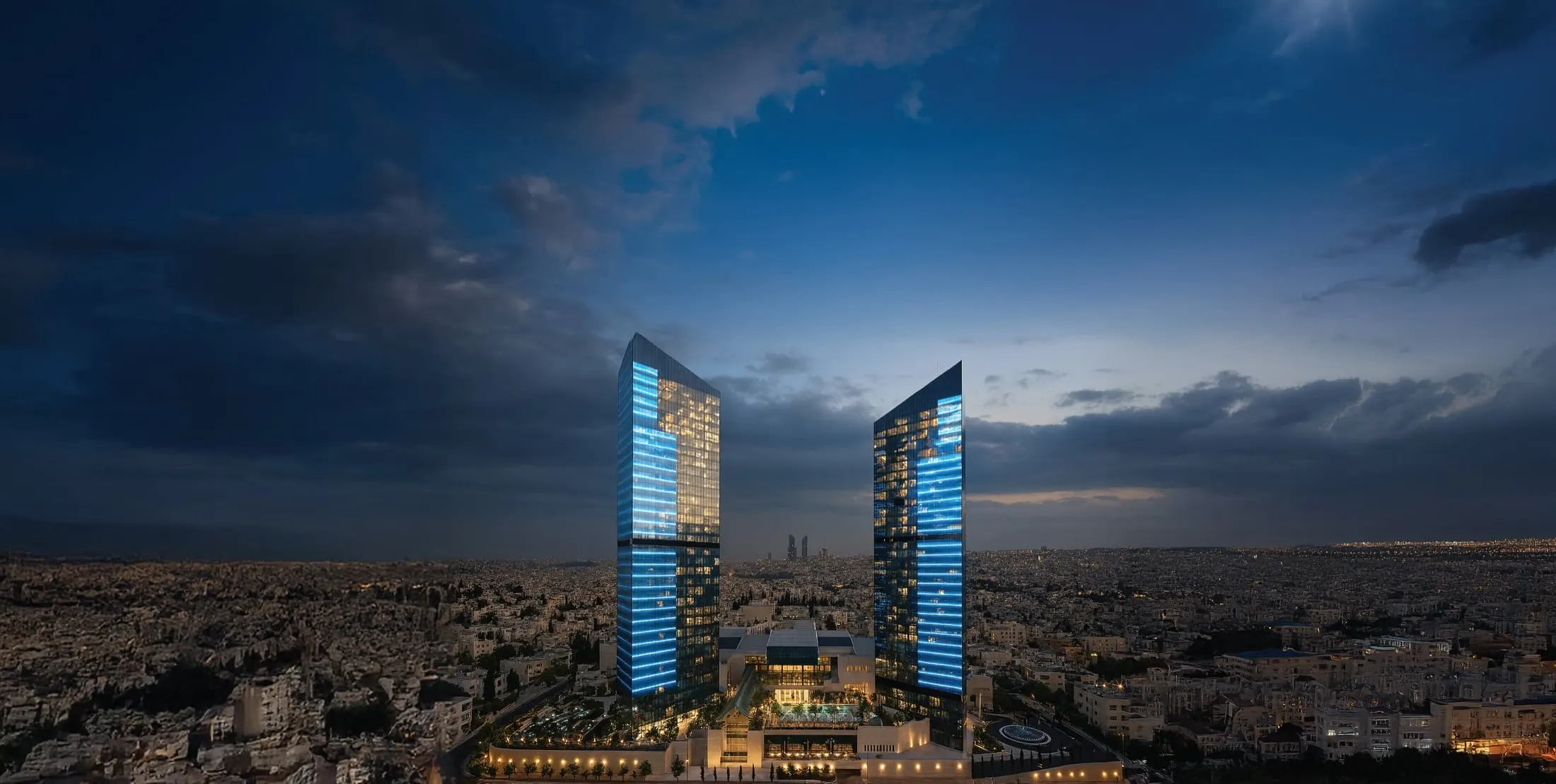 Jordan Gate tower landmark